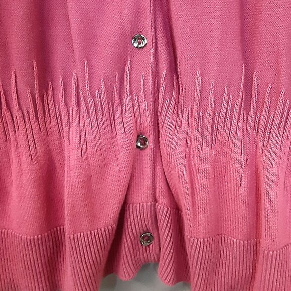 H by Halston Woman's Sweater Size MEDIUM, Long Sleeve. Two- tone style - Picture 7 of 9